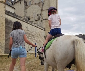 Poney-club éphémère au Château de Saumur