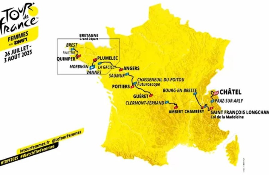 Le Tour de France Féminin 2025 fera étape à Saumur le 29 juillet !